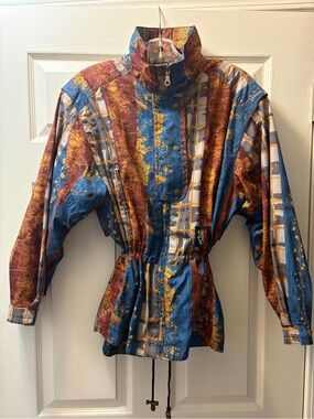 Vintage '90s Sunice Oversized Jacket - Gorpcore Retro Paisley Print